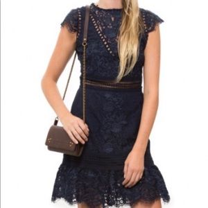 Sea cocktail dress
